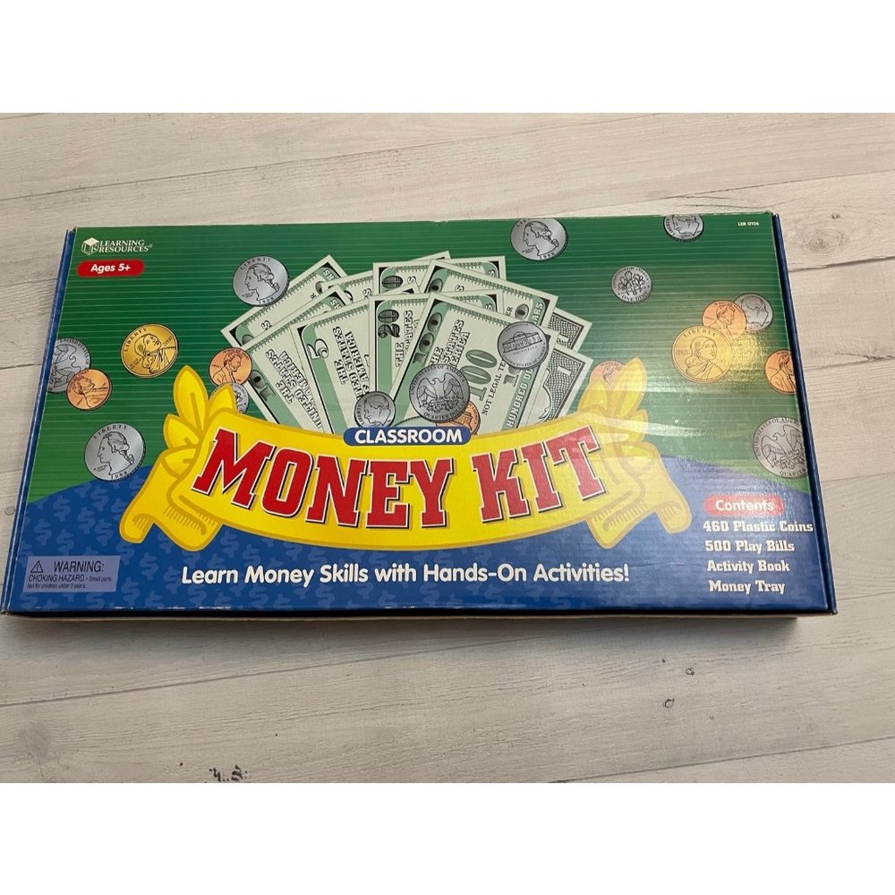 Learning resources large classroom money kit